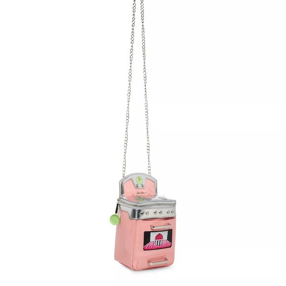 Betsey Johnson Kitsch L'Oven You Crossbody Bag Pin Oven & Pouch BJ33785M New - Picture 6 of 12